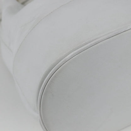 Chanel Vintage CC Drawstring Bucket Bag Caviar, WHITE, LEATHER, Shoulder bag