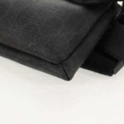 Gucci Waist Bag GG Coated Canvas, BLACK, CANVAS, Shoulder bag