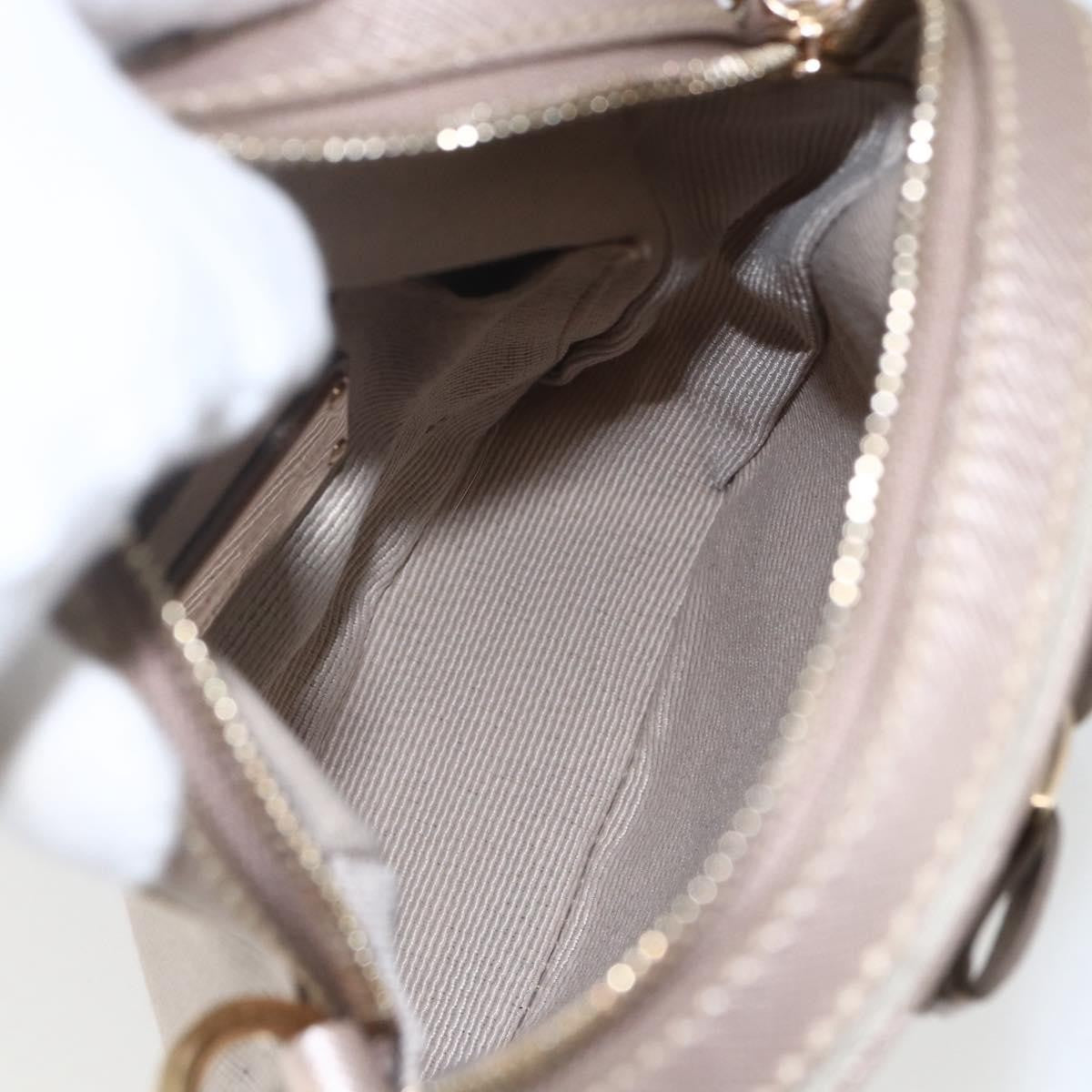 Salvatore Ferragamo Vala Shoulder Bag Nylon, Beige, Nylon, Shoulder Bag