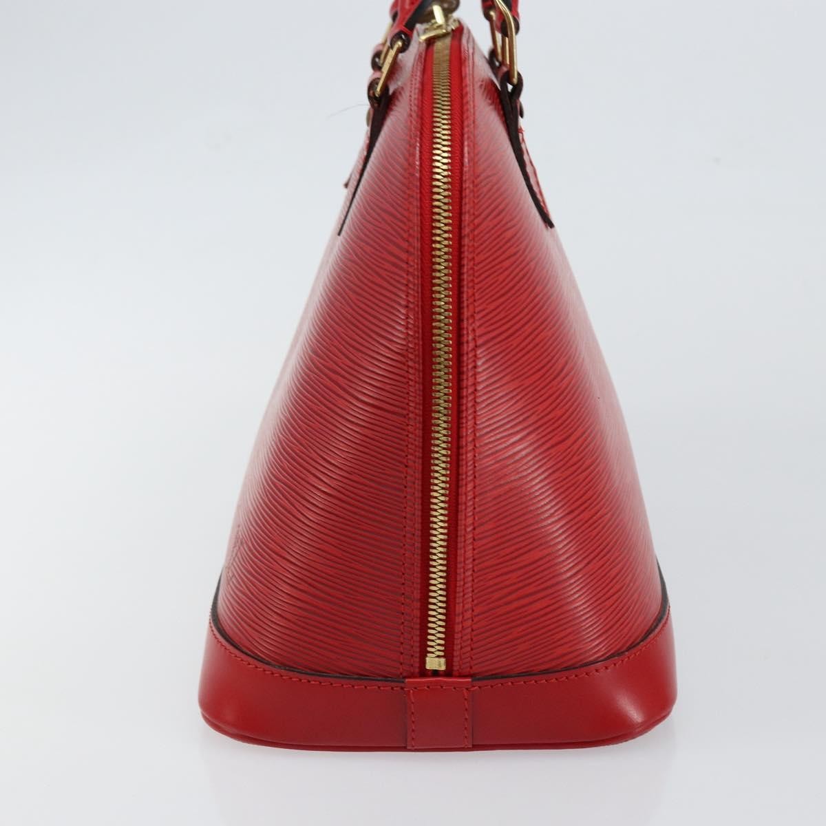 Louis Vuitton Alma Handbag Epi Leather, RED, LEATHER, Handbag