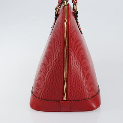 Louis Vuitton Alma Handbag Epi Leather, RED, LEATHER, Handbag