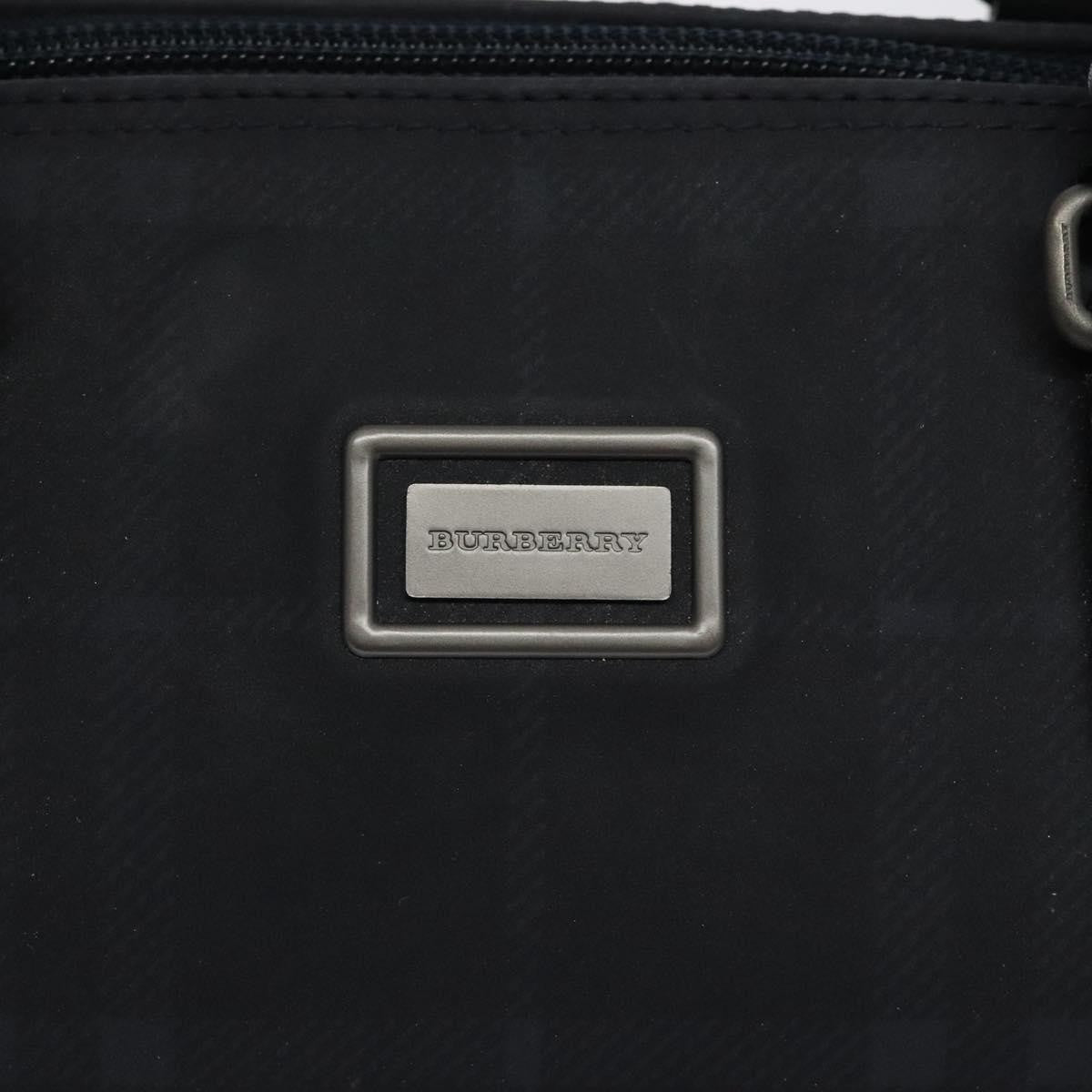 Burberry Nova check boston bag Canvas, NAVY, CANVAS, Handbag