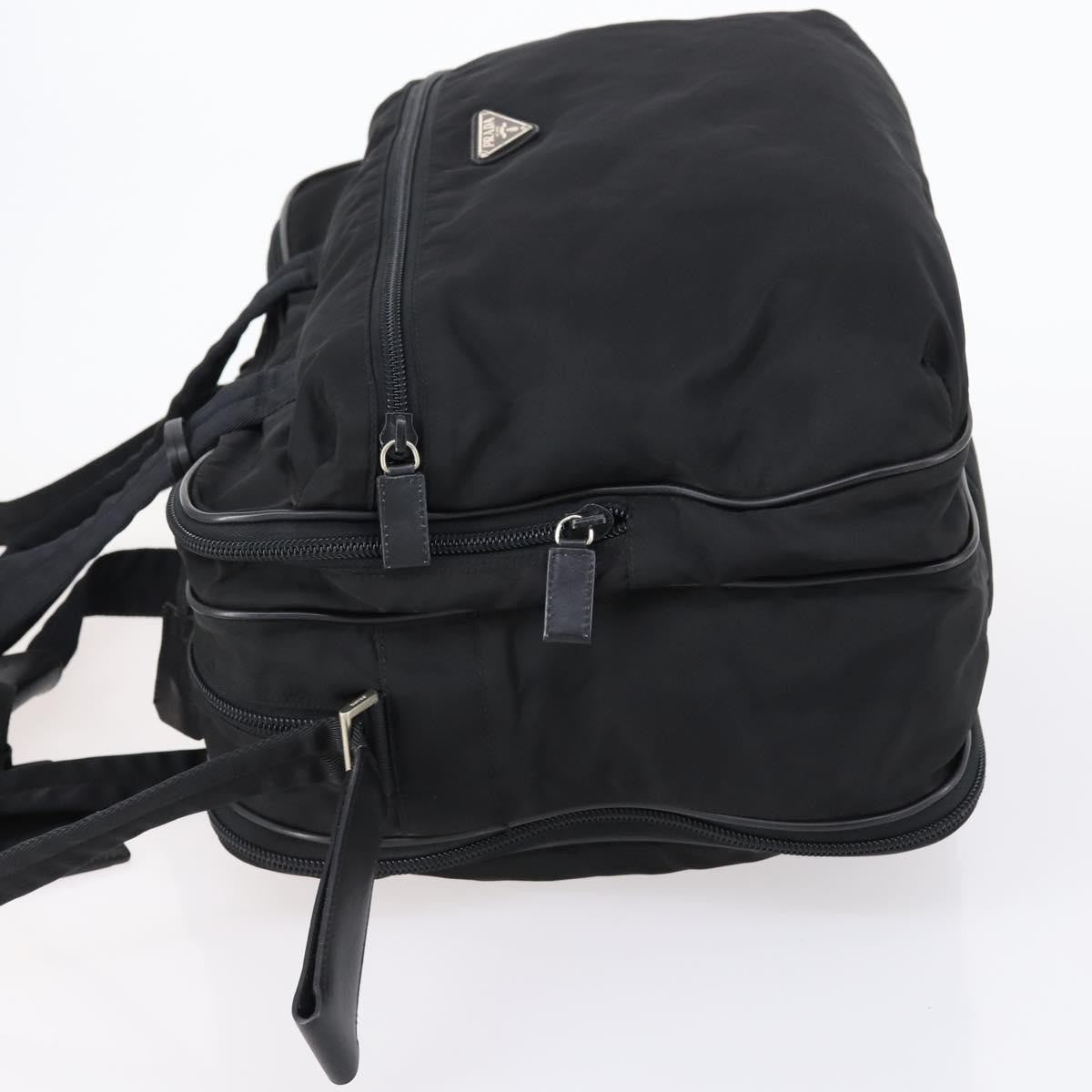 Prada Porta Computer Briefcase Tessuto and Saffiano Leather, BLACK, NYLON, Briefcase