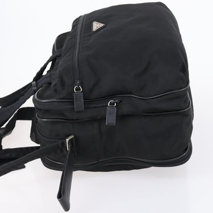 Prada Porta Computer Briefcase Tessuto and Saffiano Leather, BLACK, NYLON, Briefcase