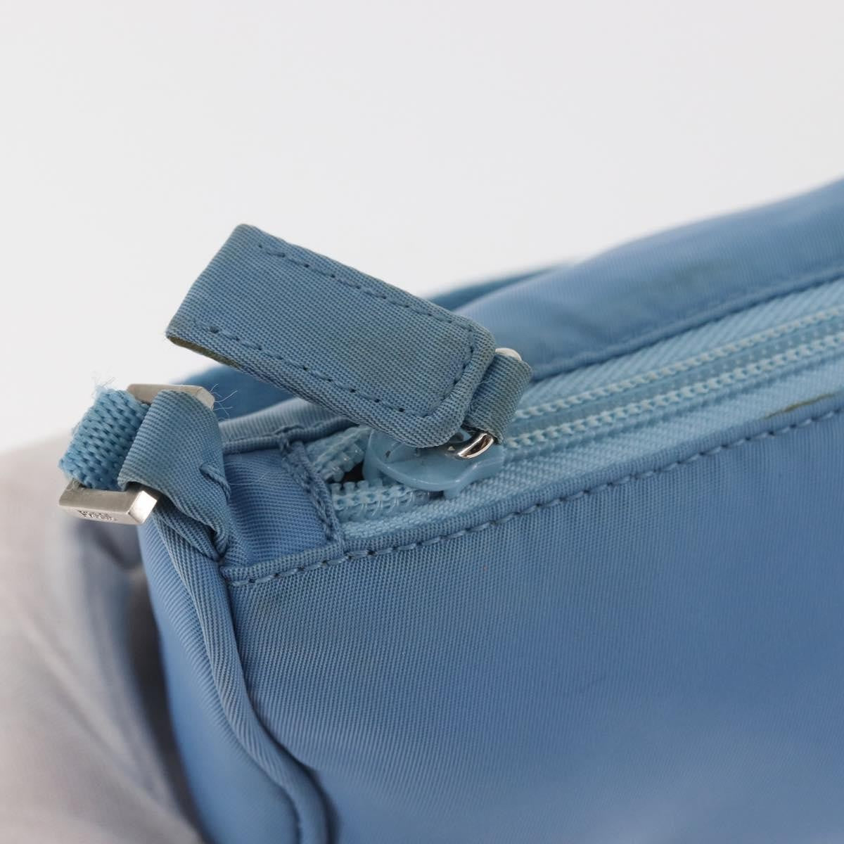 Prada Pochette Shoulder Bag Tessuto, BLUE, NYLON, Clutche & pouche