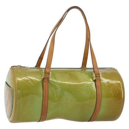 Louis Vuitton Bedford Handbag Monogram Vernis, Green, Patent Leather, Handbag