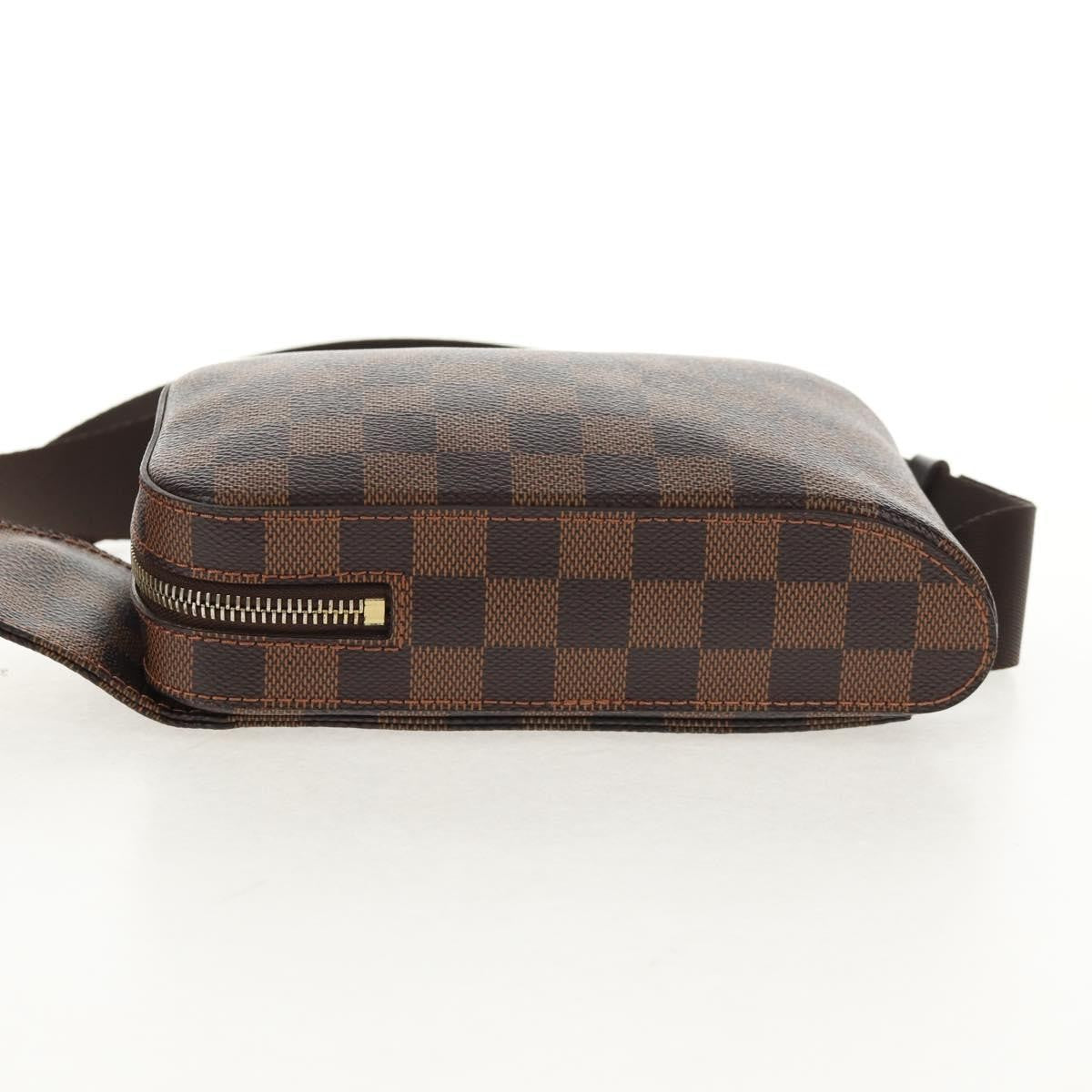 Louis Vuitton Geronimos Waist Bag Damier, BROWN, CANVAS, Travel bag