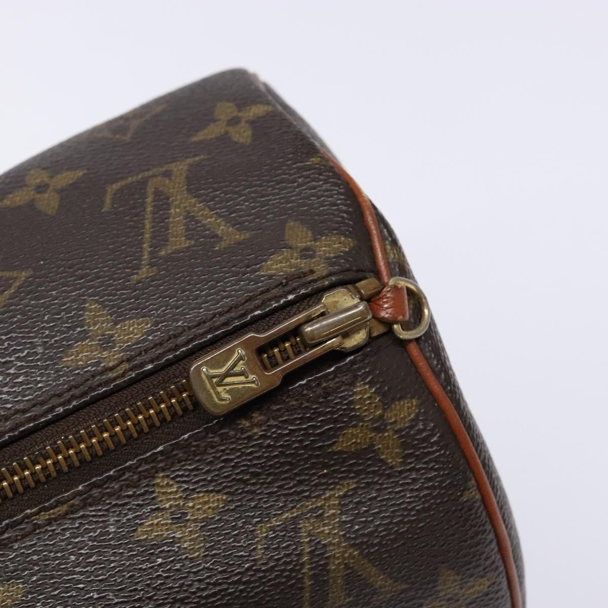 Louis Vuitton Papillon Handbag Monogram Canvas, BROWN, CANVAS, Handbag