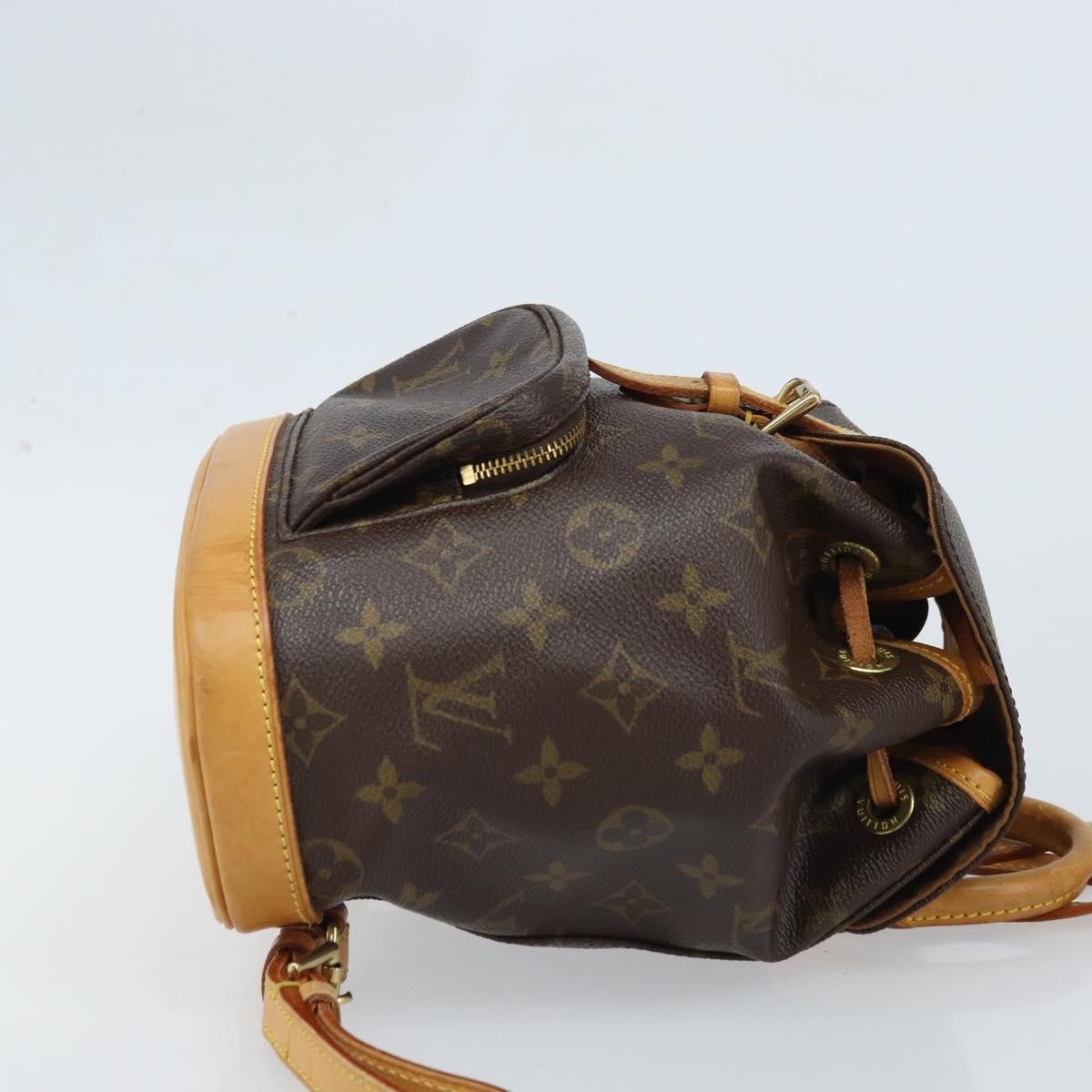 Louis Vuitton Vintage Montsouris Backpack Monogram Canvas, Brown, Canvas, Handbag