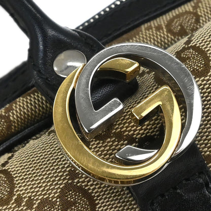 Gucci Twins Boston Bag GG Canvas, BEIGE, CANVAS, Handbag