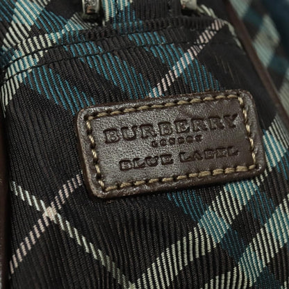 Burberry Nova Check Blue Label Nylon, BROWN, NYLON, Shoulder bag