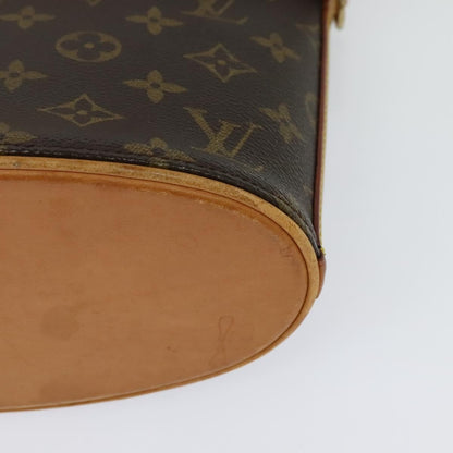 Louis Vuitton Drouot Handbag Monogram Canvas, BROWN, CANVAS, Handbag