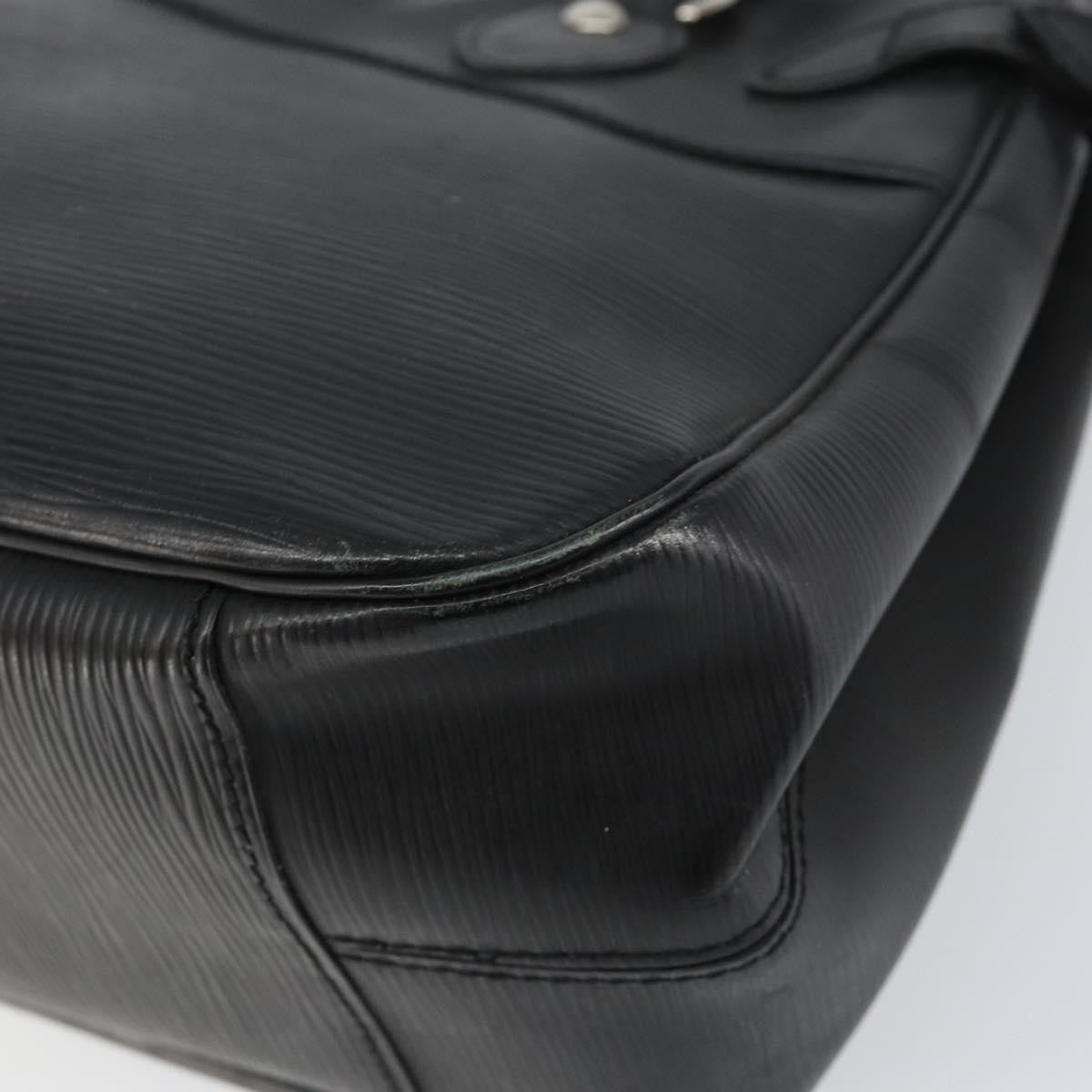 Louis Vuitton Passy Tote Epi Leather, BLACK, LEATHER, Handbag