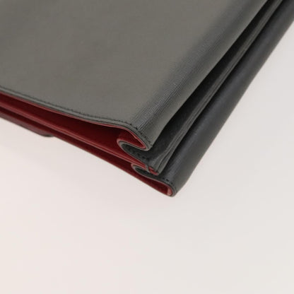 Fendi Demi Jour Satchel Leather, GRAY, LEATHER, Handbag