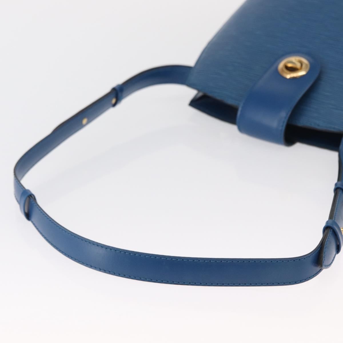 Louis Vuitton Cluny Shoulder Bag Epi Leather, BLUE, LEATHER, Shoulder bag
