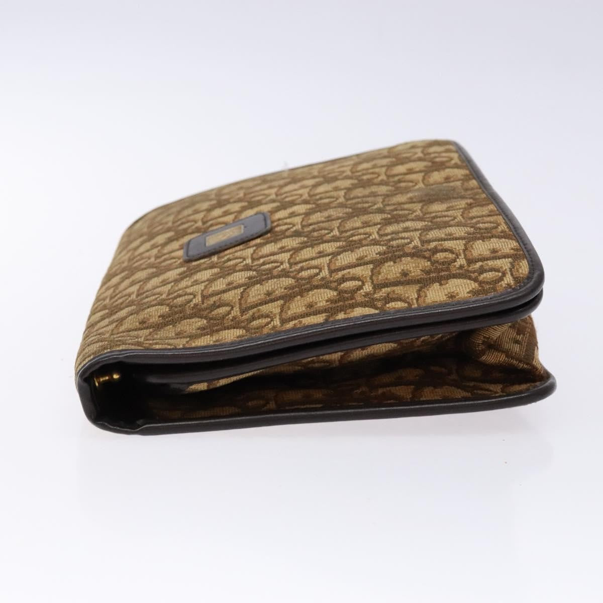 Christian Dior Vintage Trotter Pouch Diorissimo Canvas, BROWN, CANVAS, Clutche & pouche