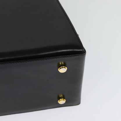 Salvatore Ferragamo Gancini Convertible Top Handle Bag Leather, BLACK, LEATHER, Handbag