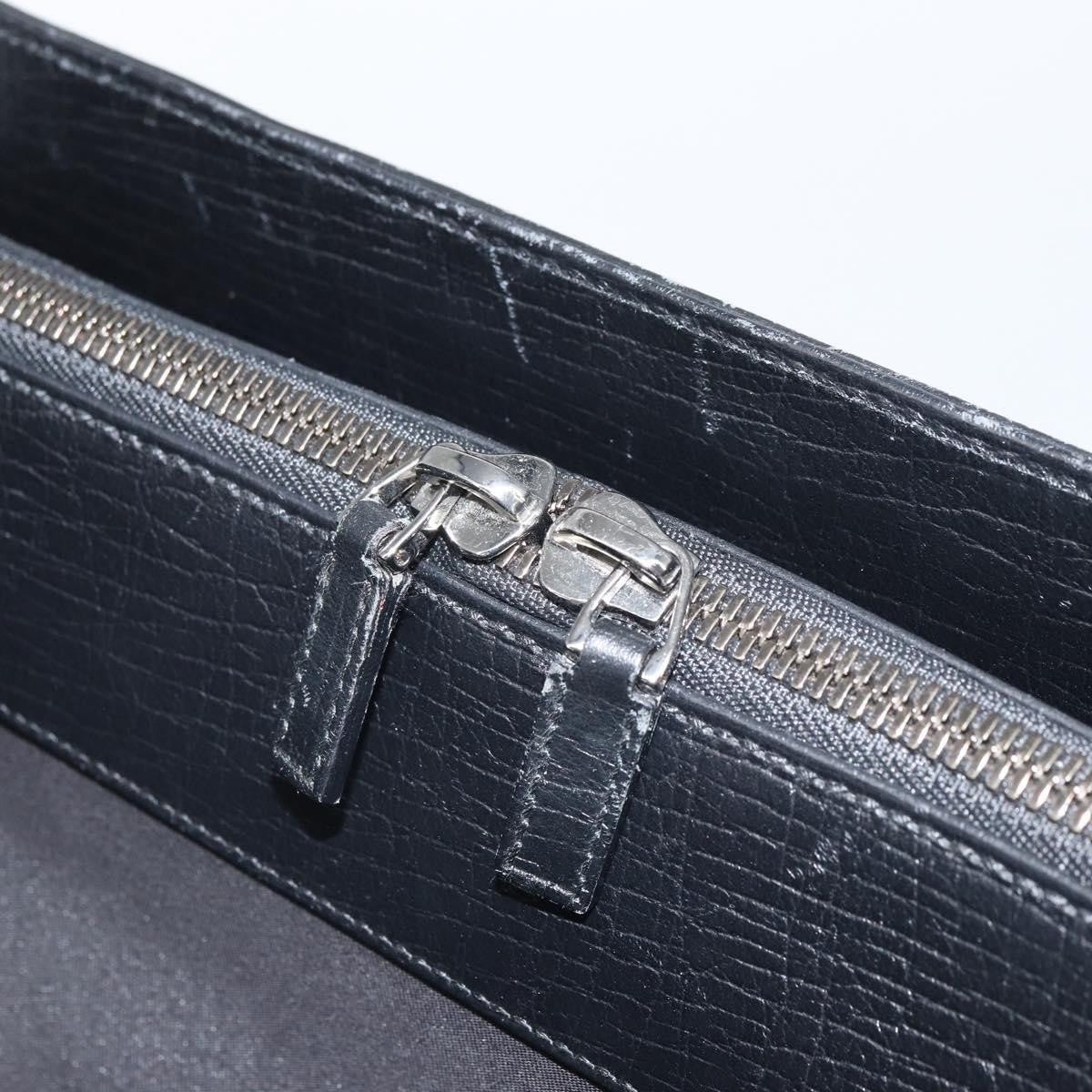 Gucci Vintage Handbag Leather, BLACK, LEATHER, Handbag