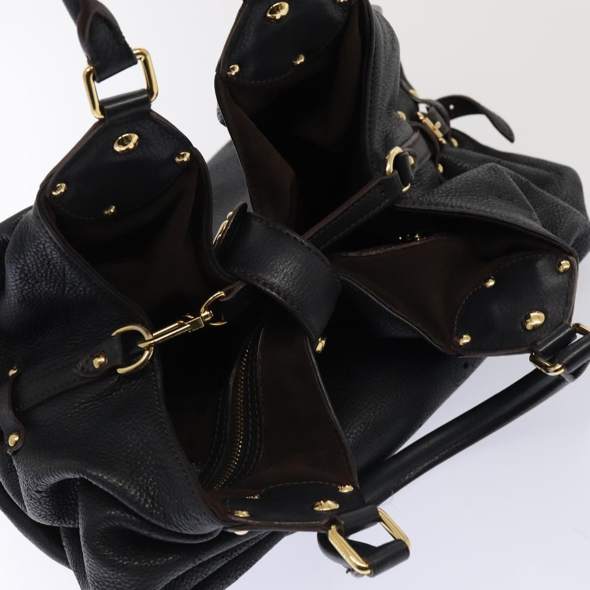 Louis Vuitton XL Hobo Mahina Leather, Black, Leather, Handbag