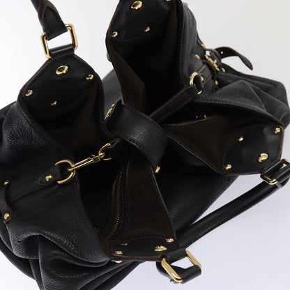 Louis Vuitton XL Hobo Mahina Leather, Black, Leather, Handbag
