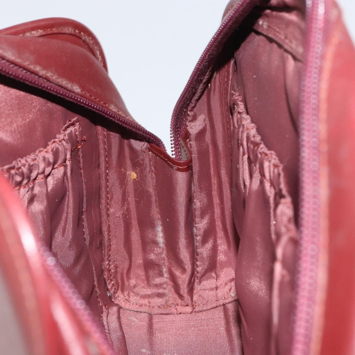 cartier Must de Cartier Clutch bag Leather, BURGUNDY, LEATHER, Clutche & pouche