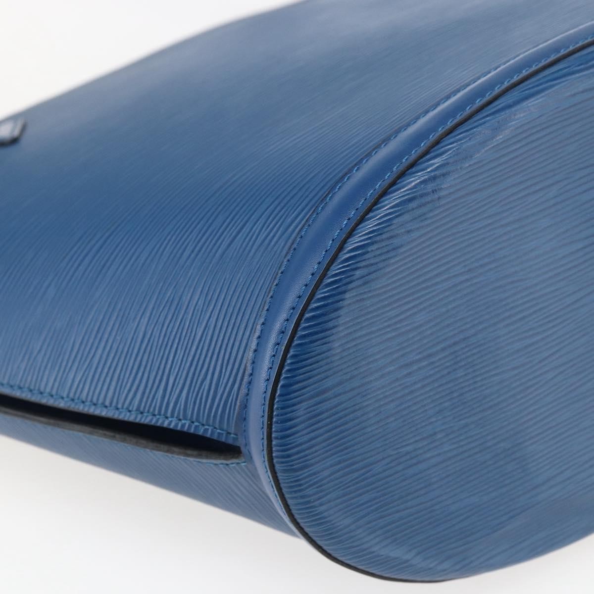 Louis Vuitton Saint Jacques Handbag Epi Leather, BLUE, LEATHER, Shoulder bag