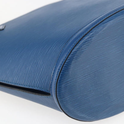 Louis Vuitton Saint Jacques Handbag Epi Leather, BLUE, LEATHER, Shoulder bag