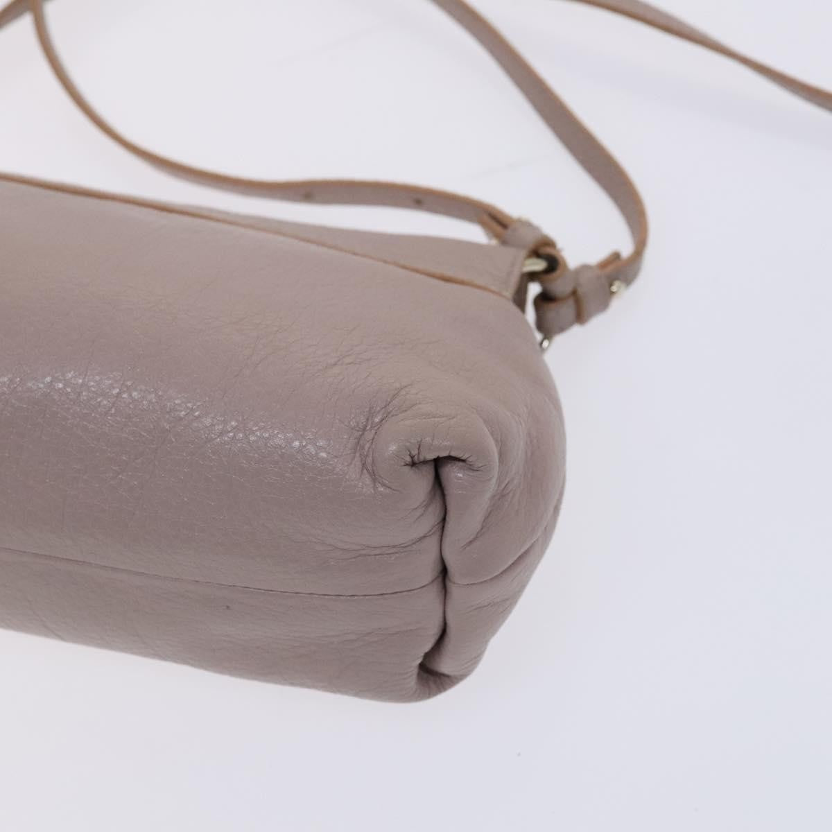 Chloe Lily Shoulder bag Leather, Purple, Leather, Shoulder Bag