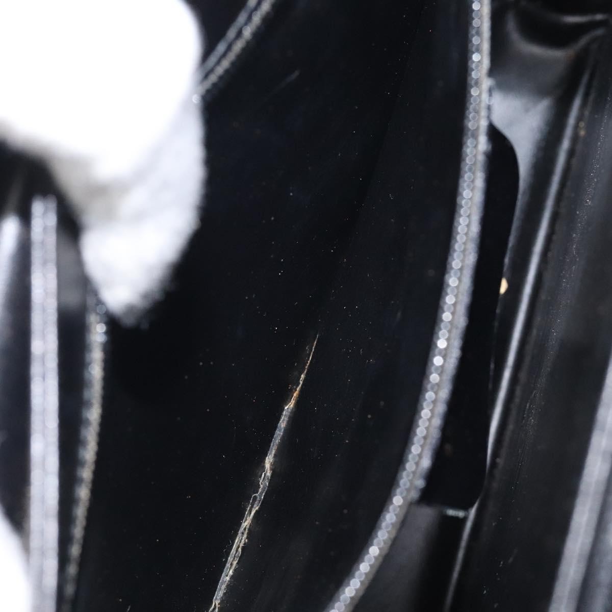 Salvatore Ferragamo Gancini handbag Leather, BLACK, LEATHER, Handbag