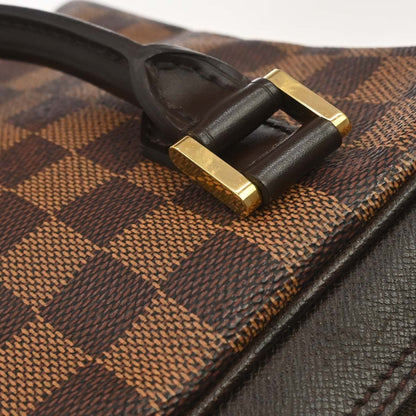 Louis Vuitton Brera Handbag Damier, Brown, Canvas, Handbag