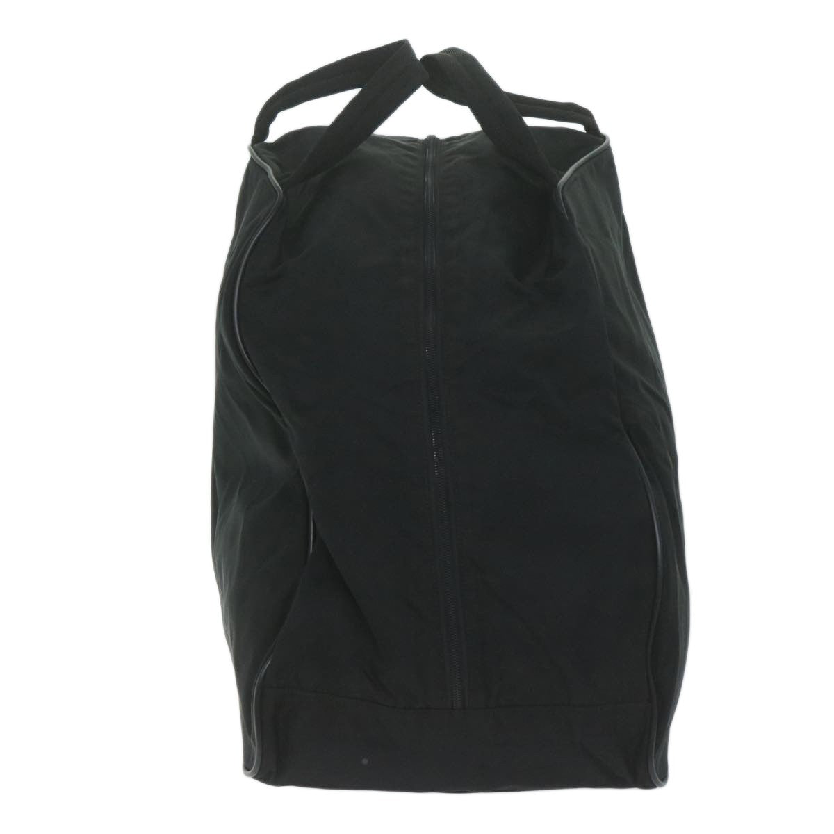 Prada Vintage Zip Handbag Tessuto, BLACK, NYLON, Handbag