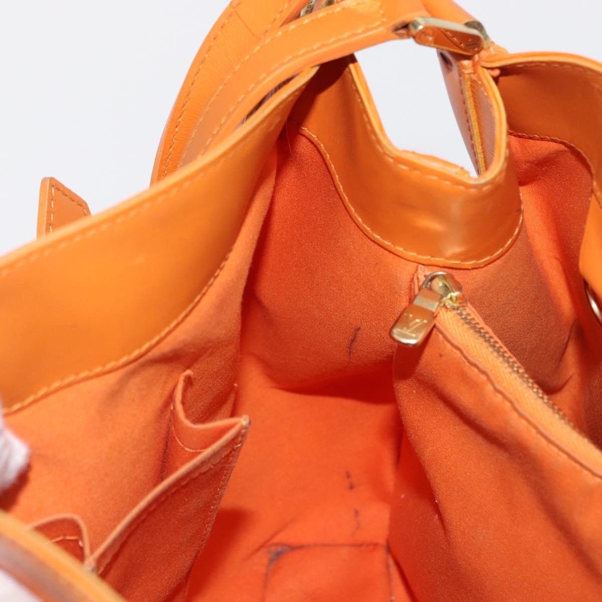 Louis Vuitton Mandara Handbag Epi Leather, ORANGE, LEATHER, Shoulder bag