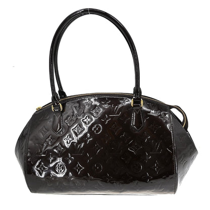 Louis Vuitton Sherwood Handbag Monogram Vernis, Purple, Patent Leather, Handbag