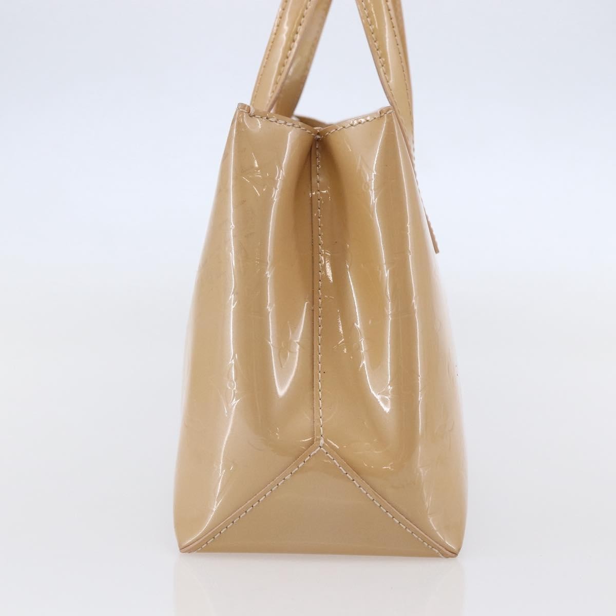 Louis Vuitton Wilshire Handbag Monogram Vernis, BEIGE, PATENT_LEATHER, Handbag