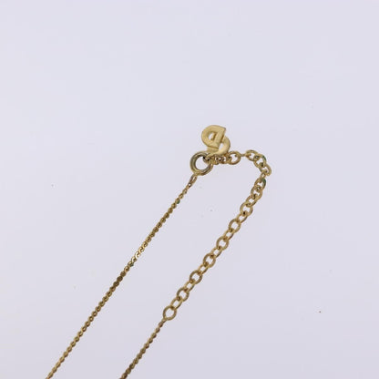 Christian Dior CD Round Pendant Necklace Metal, GOLD, METAL, Necklace