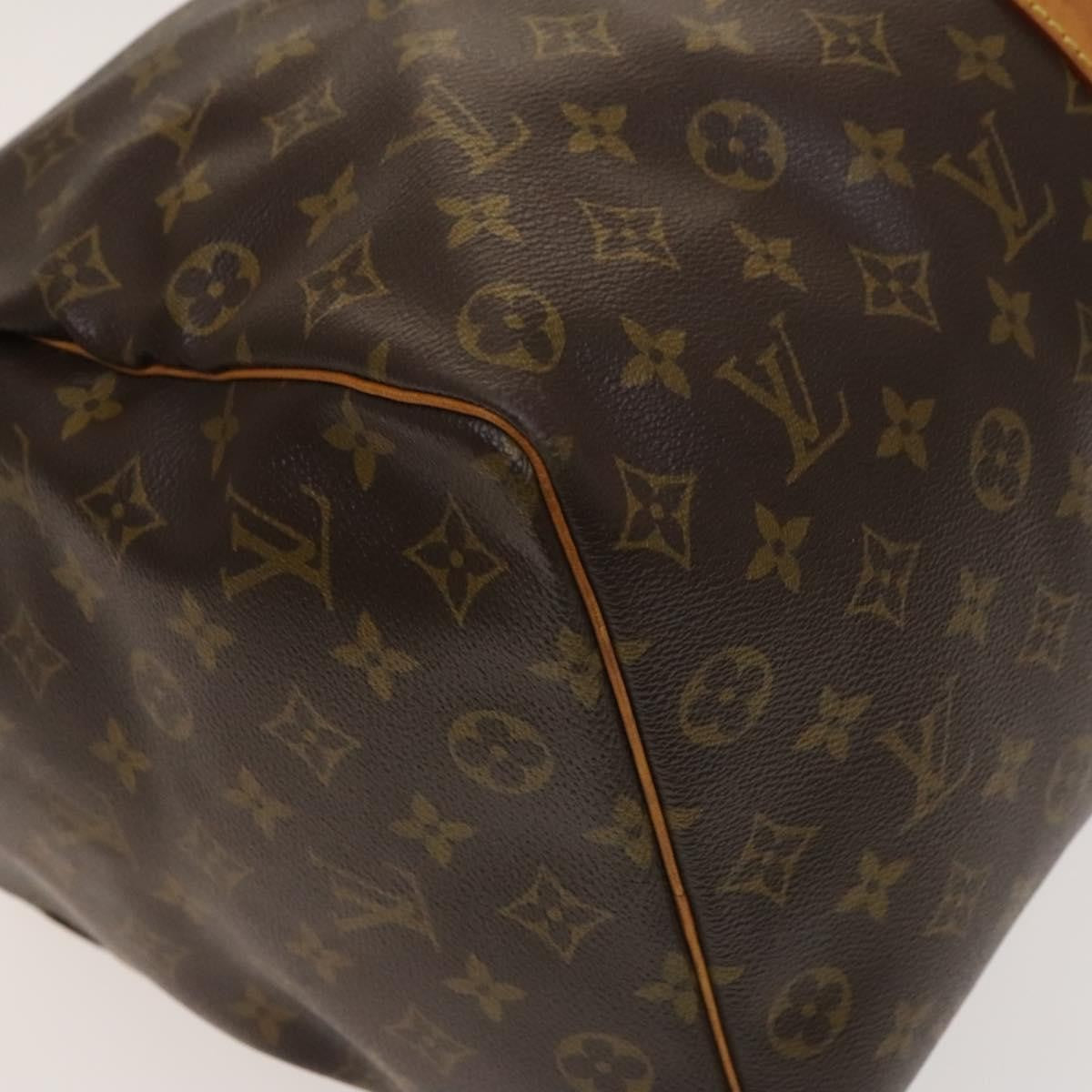 Louis Vuitton Keepall Bag Monogram Canvas, BROWN, CANVAS, Travel bag