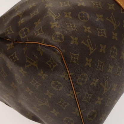 Louis Vuitton Keepall Bag Monogram Canvas, BROWN, CANVAS, Travel bag