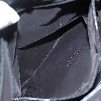 Gucci Vintage Bamboo Handle Tote Nylon, BLACK, NYLON, Tote bag