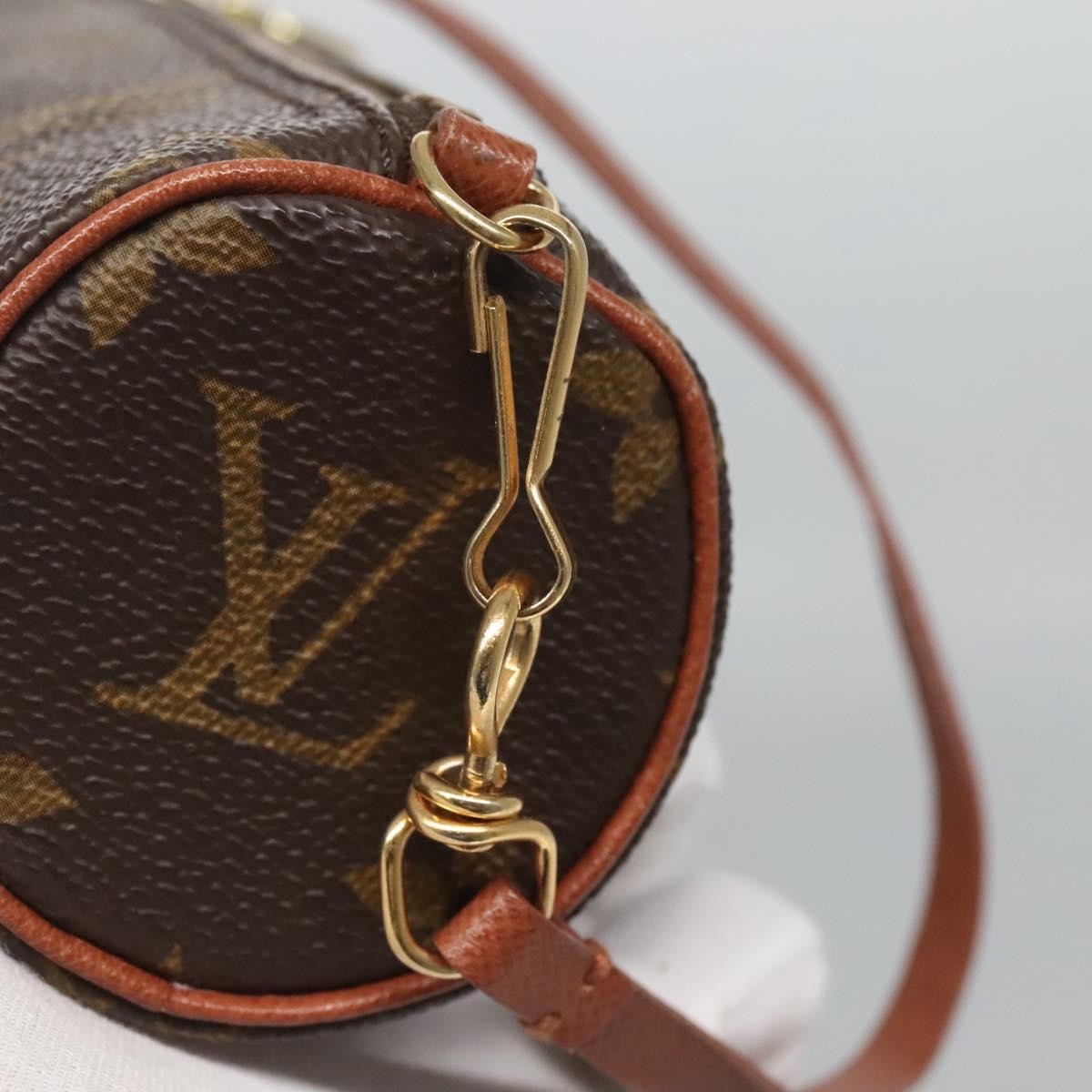 Louis Vuitton Papillon Pochette Monogram Canvas, BROWN, CANVAS, Clutche & pouche
