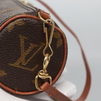 Louis Vuitton Papillon Pochette Monogram Canvas, BROWN, CANVAS, Clutche & pouche