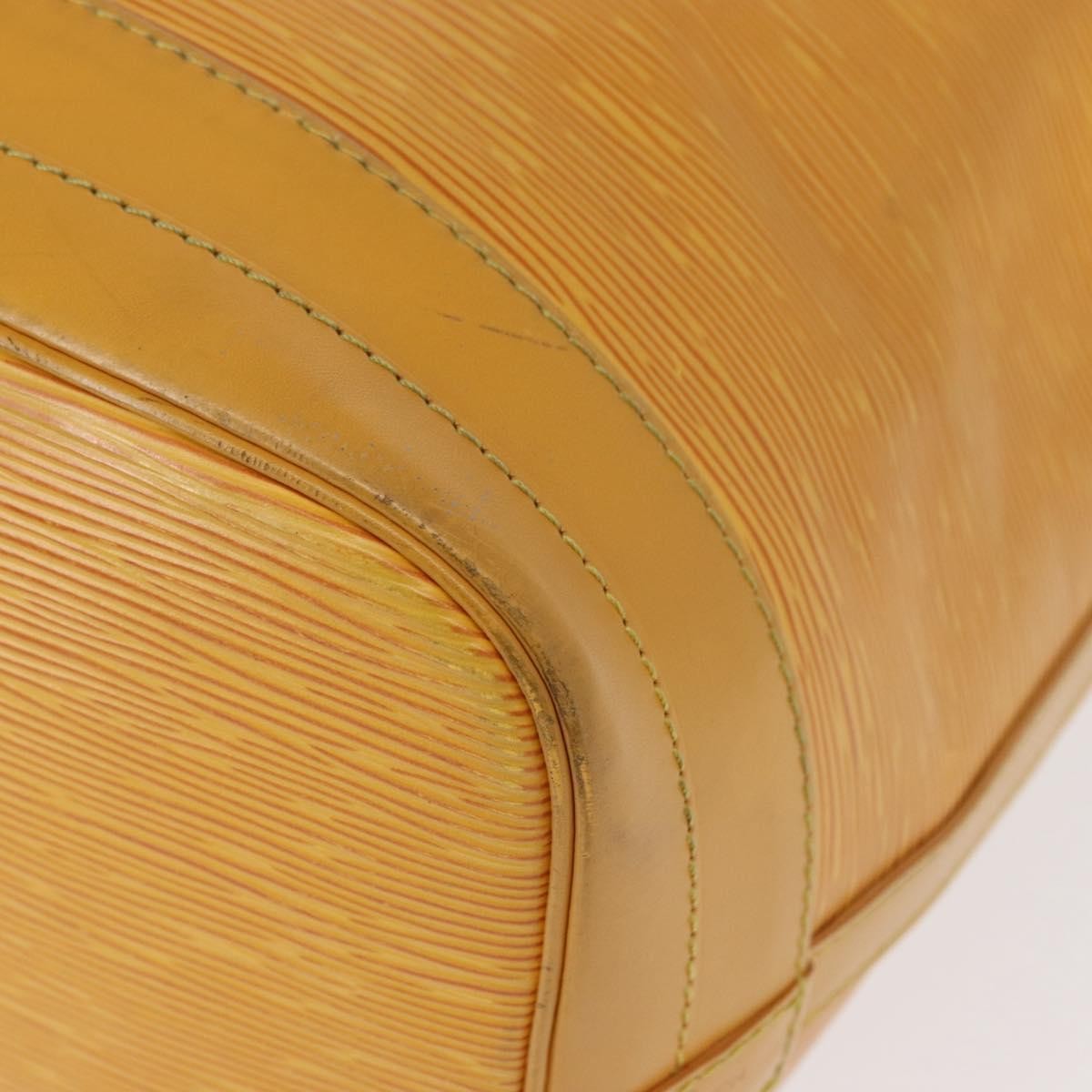 Louis Vuitton Noe Handbag Epi Leather, YELLOW, LEATHER, Shoulder bag