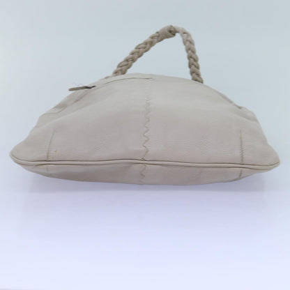 Bottega Veneta Julie Tote Leather, WHITE, LEATHER, Tote bag