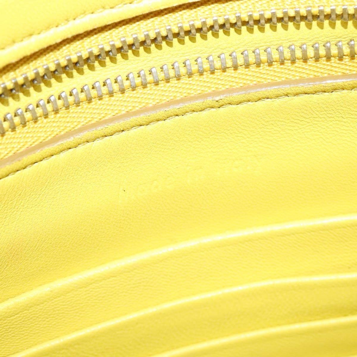 Celine Trotteur Crossbody Bag Grainy Leather, YELLOW, LEATHER, Crossbody bag