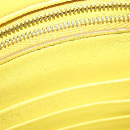Celine Trotteur Crossbody Bag Grainy Leather, YELLOW, LEATHER, Crossbody bag