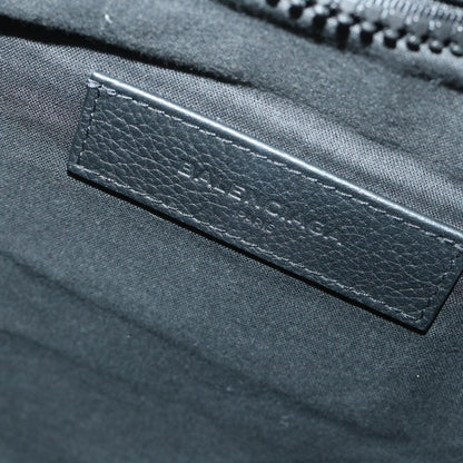 Balenciaga Vintage Pouch Leather, BLACK, CANVAS, Clutche & pouche