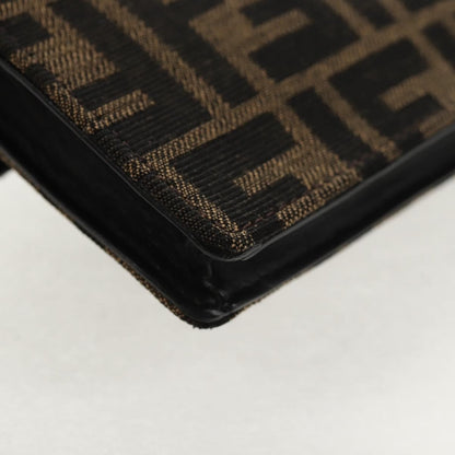 Fendi Baguette Convertible Belt Bag Zucca canvas, BLACK, CANVAS, Shoulder bag