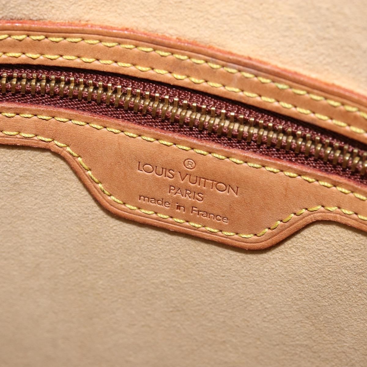 Louis Vuitton Looping Handbag Monogram Canvas, BROWN, CANVAS, Handbag