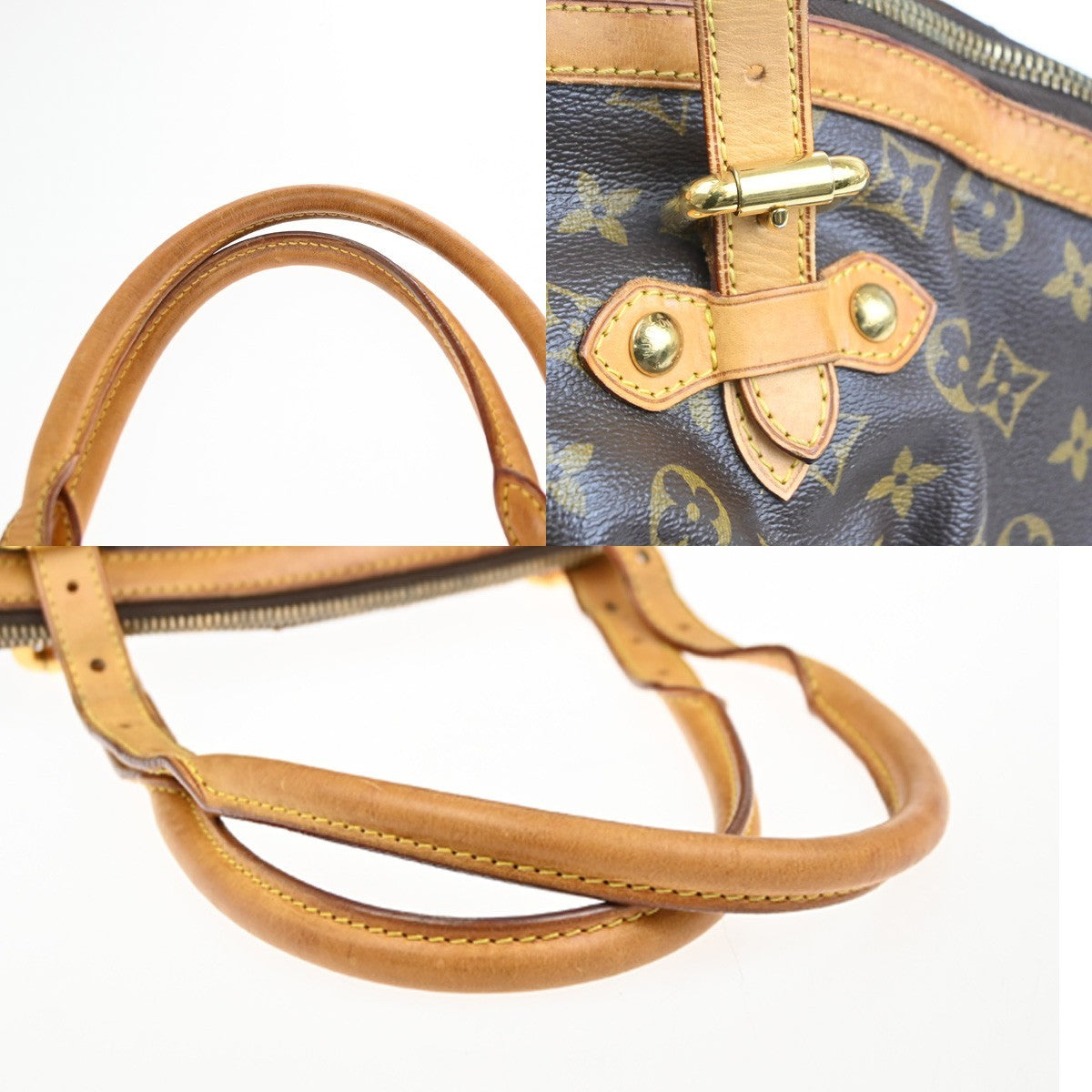 Louis Vuitton Tivoli Handbag Monogram Canvas, BROWN, CANVAS, Shoulder bag