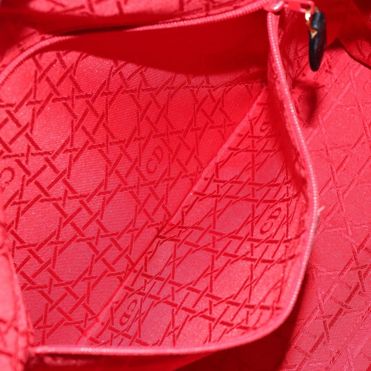 Christian Dior Vintage Lady Dior Bag Cannage Quilt Lambskin, BLACK, LEATHER, Handbag