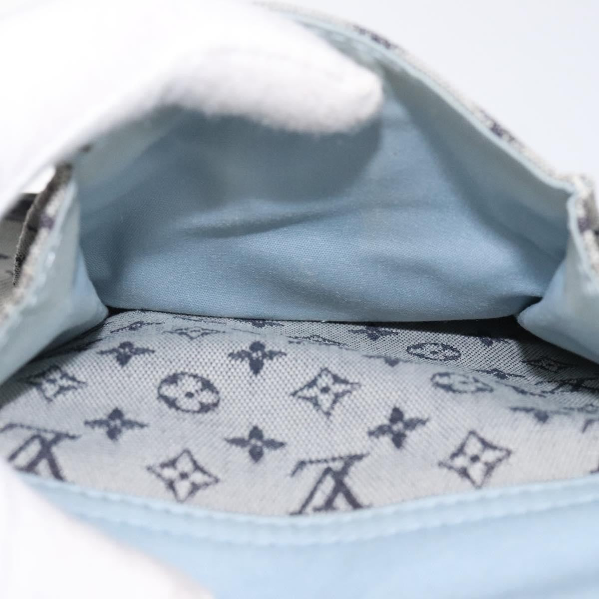 Louis Vuitton Mary Kate Messenger Bag Mini Lin, NAVY, CANVAS, Shoulder bag